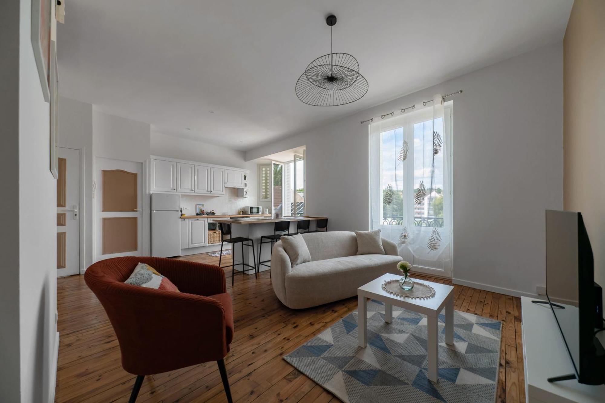Le Grenet - Appartement Design En Duplex Vichy Exterior foto